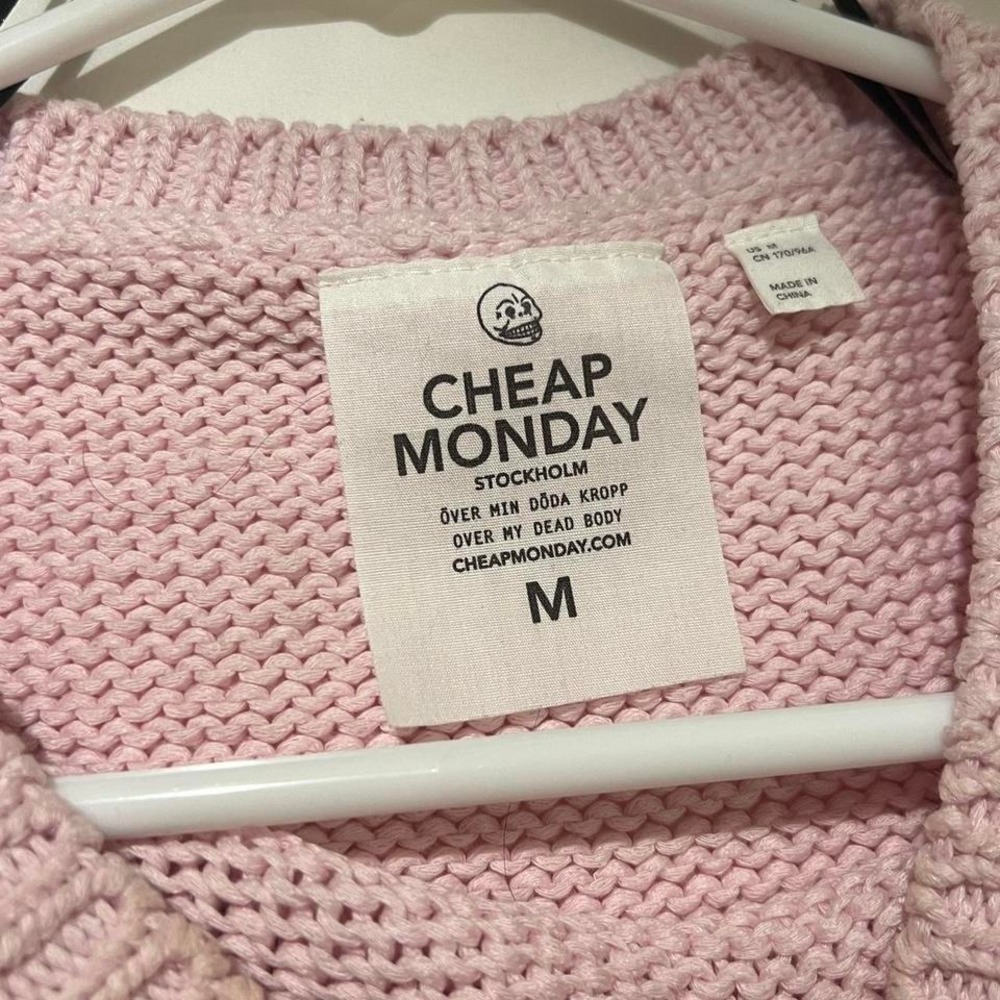 Pink ASOS Cheap Monday pink sweater